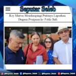 Roy Marten Mendampingi Putrinya Laporkan Dugaan Penipuan ke Polda Bali