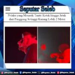 Pelaku yang Menarik Tantri Kotak hingga Jatuh dari Panggung Setinggi Kurang Lebih 2 Meter Minta Maaf, Akui Tak Sengaja